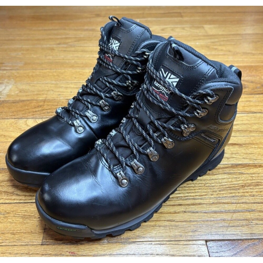 Karrimor KSB Munro Waterproof Leather Hiking Boots Mens US 9 Black Walking Trail